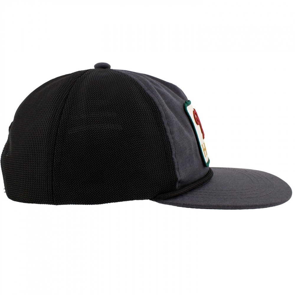 Miller High Life Logo Woven Label Hat Grey