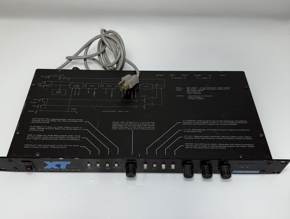 Vintage Alesis XT Digital Reverb