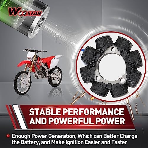 8 Coil 4 Wire Stator Magneto Replacement for 2004-2009 CRF250 2012-2013