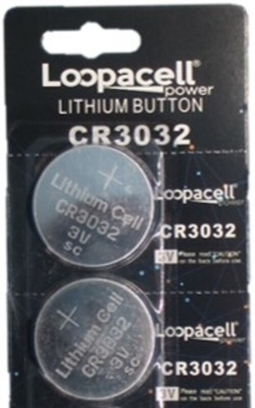 Loopacell CR3032 CR 3032 Lithium 3V 2 Batteries