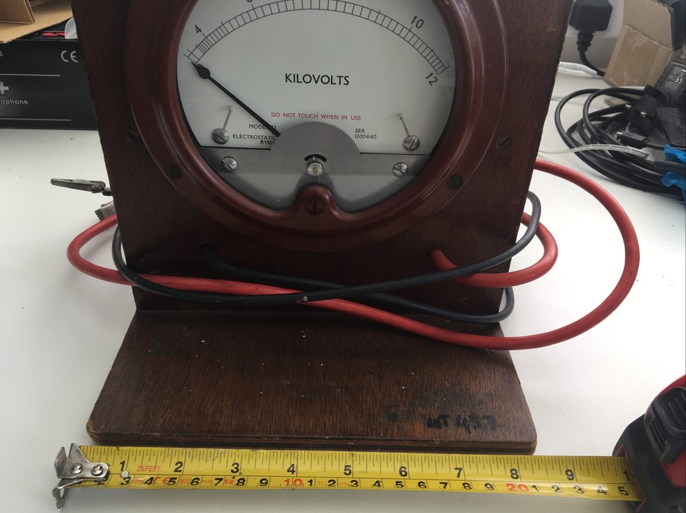 Vintage SteamPunk Model 32 Kilovolt Meter