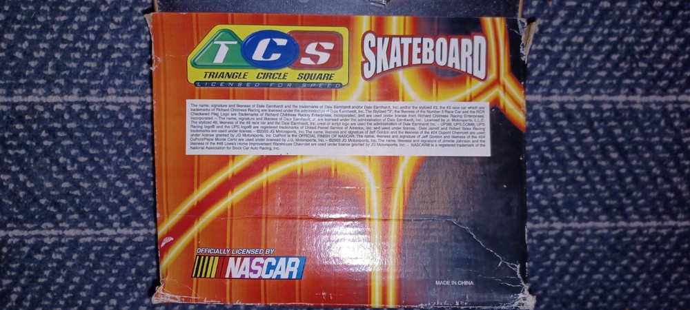 NASCAR (TCS) 31"Double Kick/Concave Skateboard.