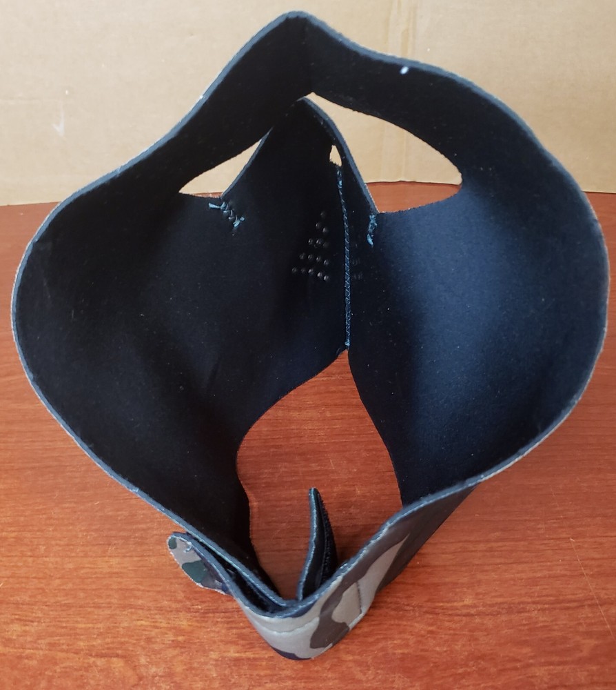 Rothco Reversible Face Mask, Camo/Black