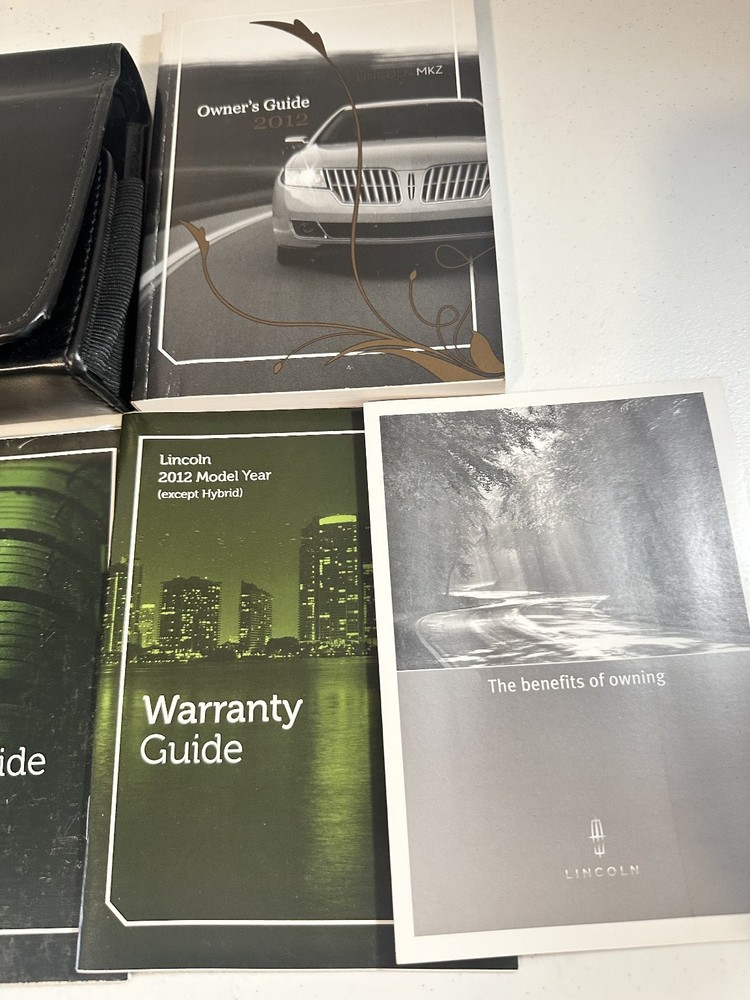 2012 Lincoln MKZ Owner's Manual Set