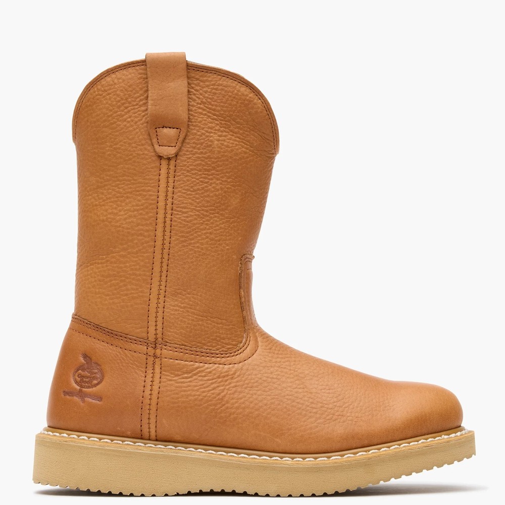 Georgia Boot Wedge Work Wellington - Soft Toe, Wide (EE)