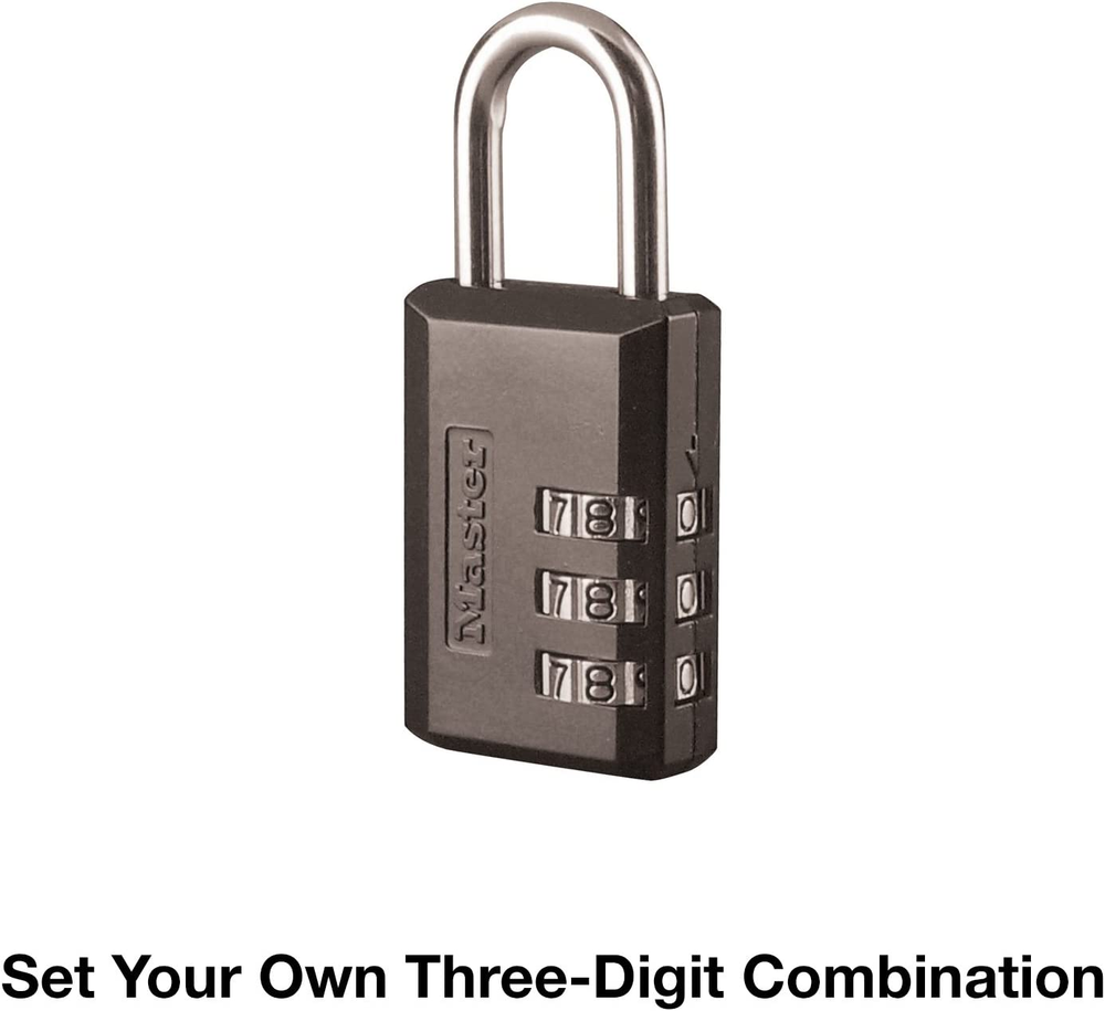 Combination Padlock, 1, Black