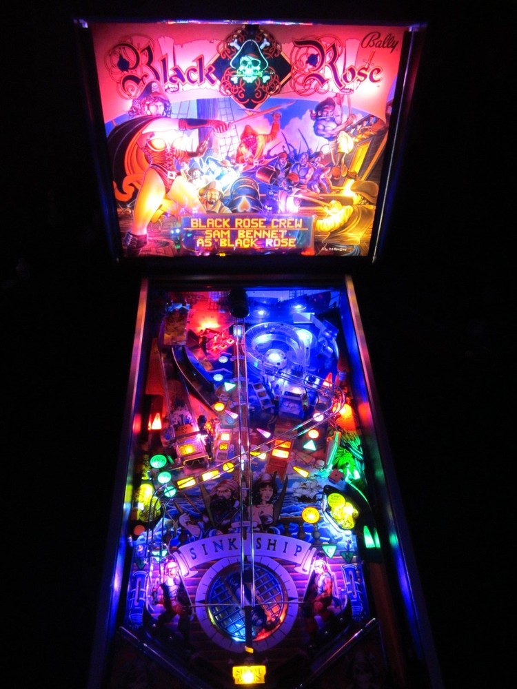 BLACK ROSE Complete LED Lighting Kit custom SUPER BRIGHT PINBALL LED KIT