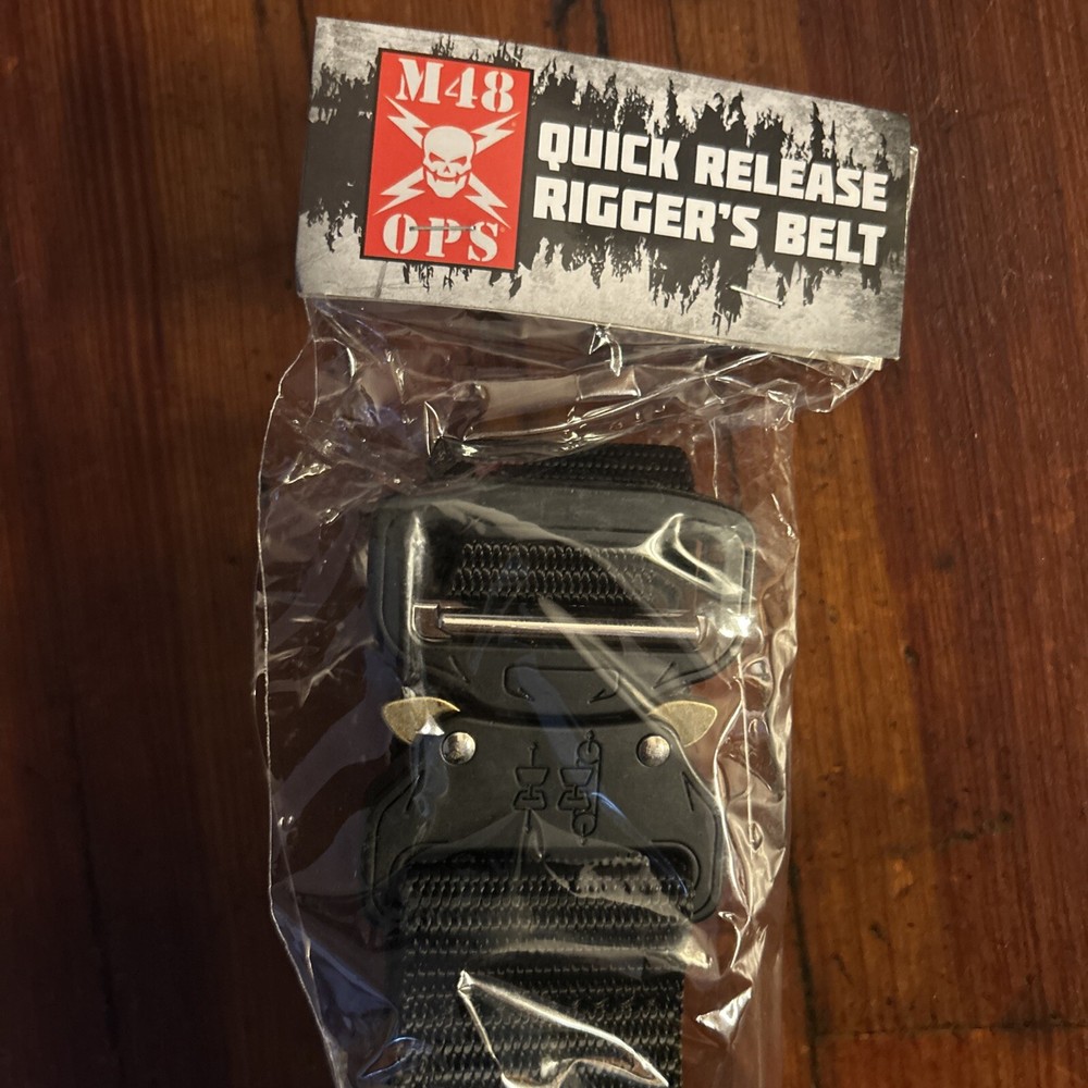 M48 Ops.. Quick Release Riggers Belt…