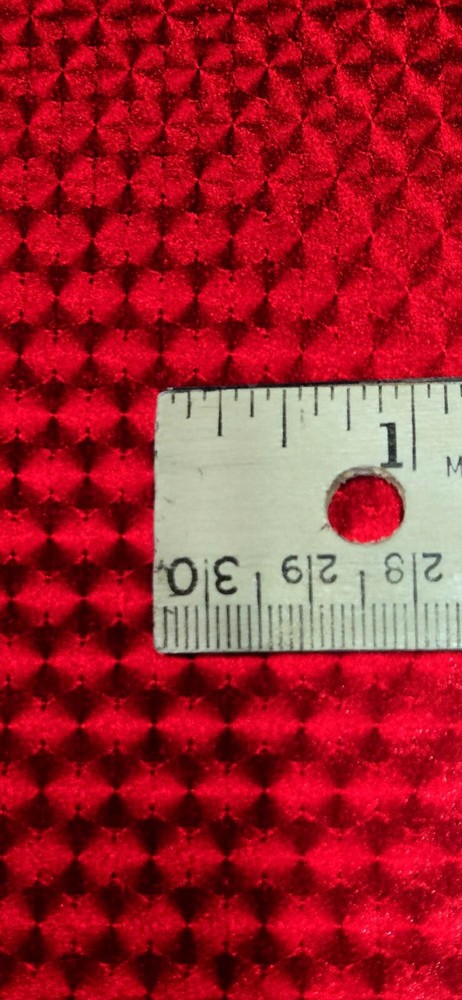 Cherry Red Small Engine Turn Sign Plotter Cutter 24" x 6'