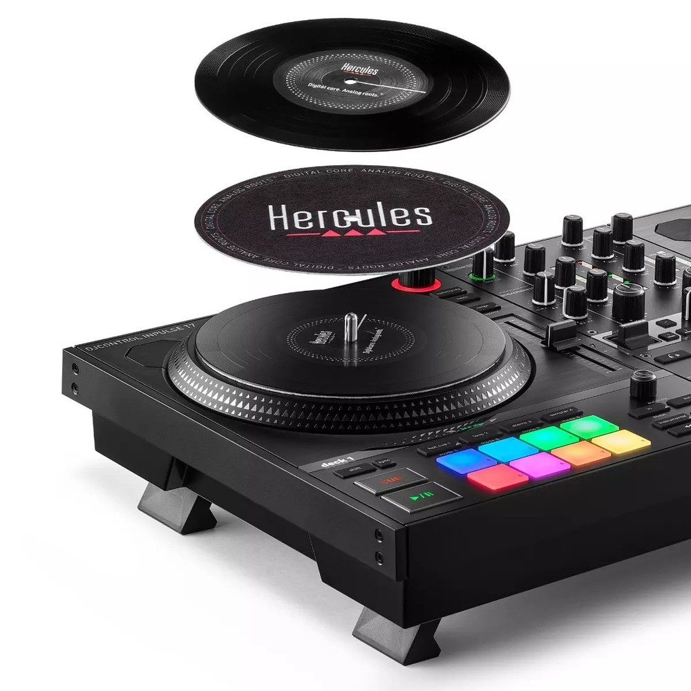 Hercules DJControl Inpulse T7 2-Deck Motorized DJ Controller with Serato Lite