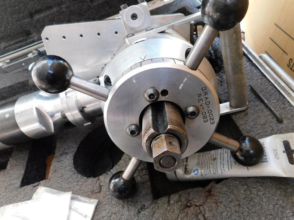 TRI TOOL 206B BEVELMASTER PIPE BEVELER BEVELING MACHINE PORTABLE LATHE SYSTEM