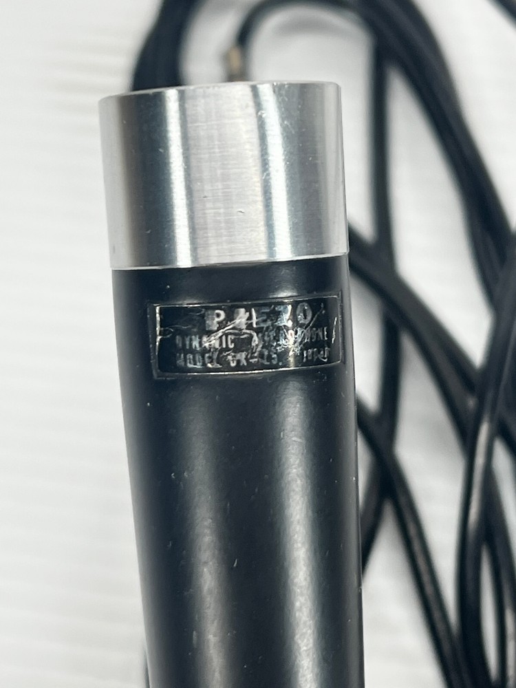 Vintage Piezo Dynamic Microphone Model DX-75 Japan Tested Working