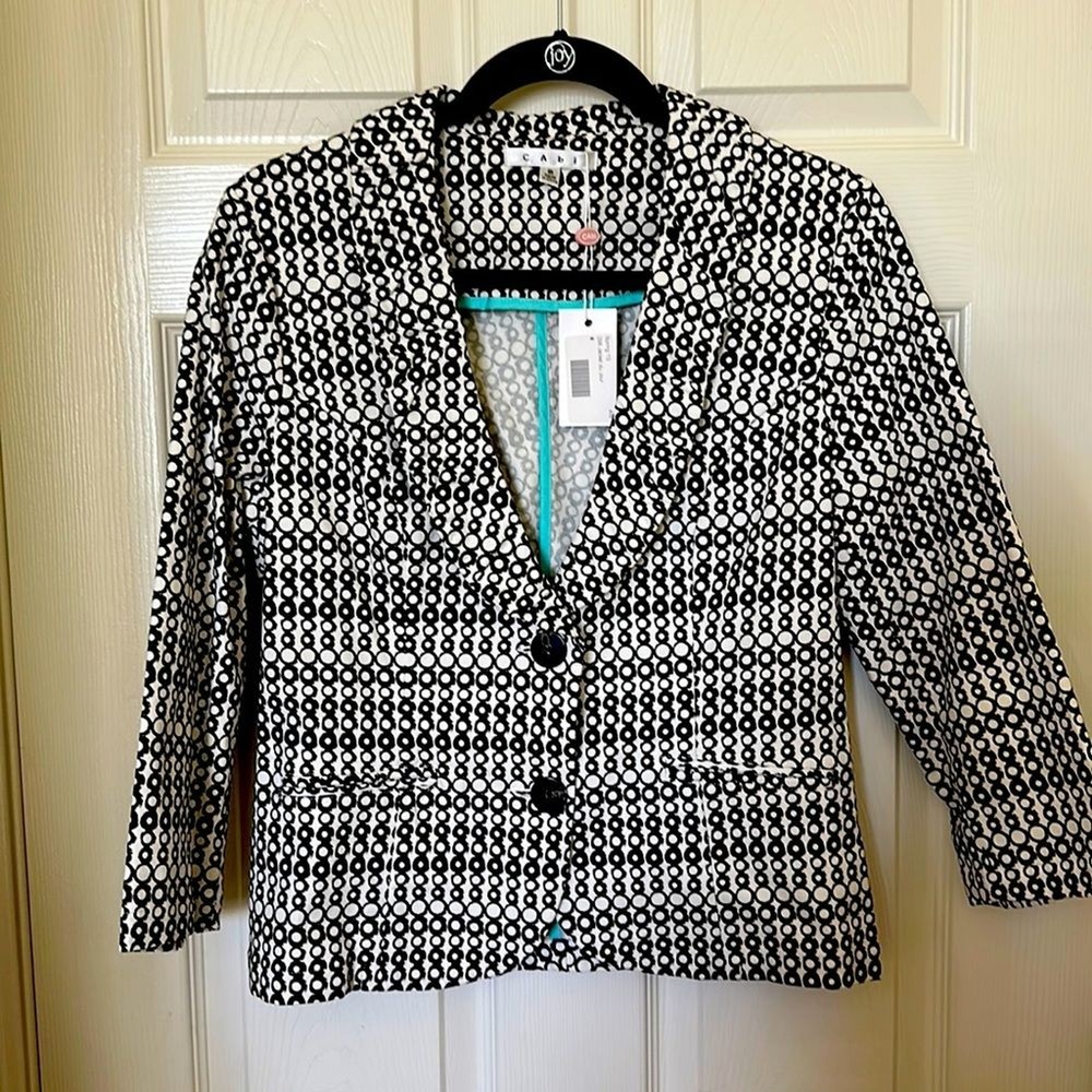 NWT CAbi du Jour Jacket Size 6
