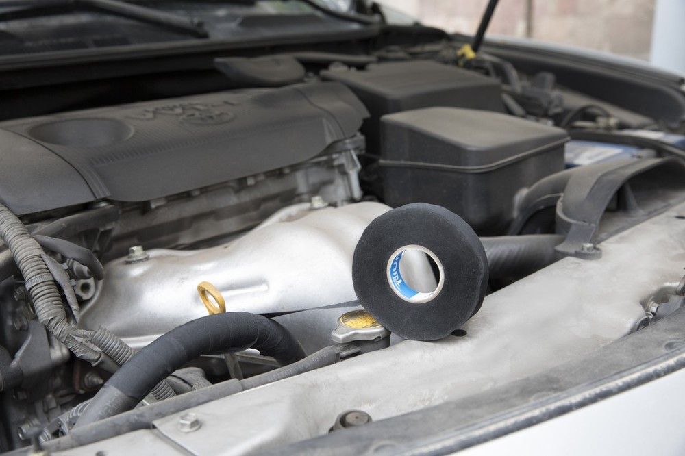 Junipel Heat Proof Cloth Engine Compartment Car Auto Wiring Electrical Tape