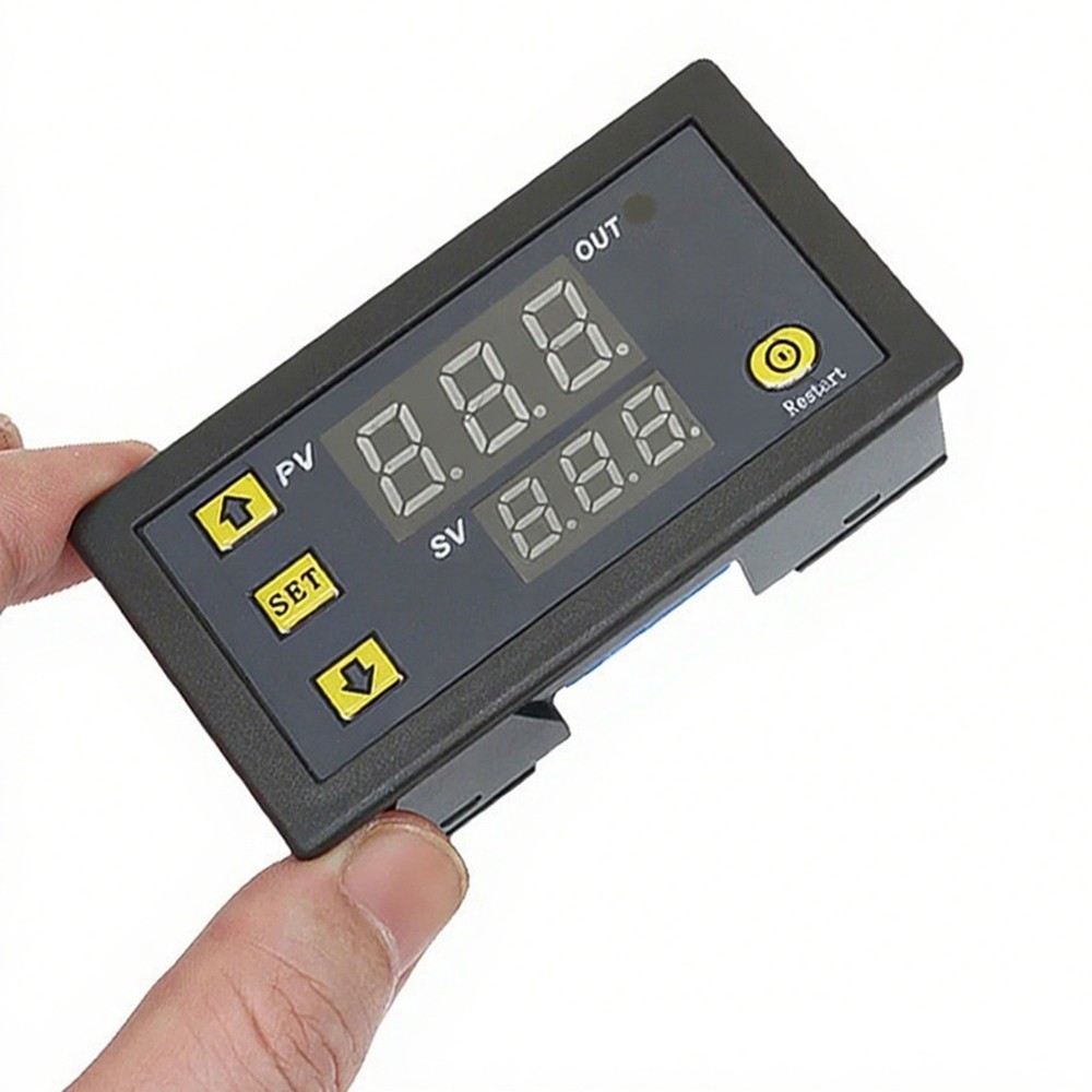 110220V Programmable Digital Time Relay Cycle Delay Module with LED Display