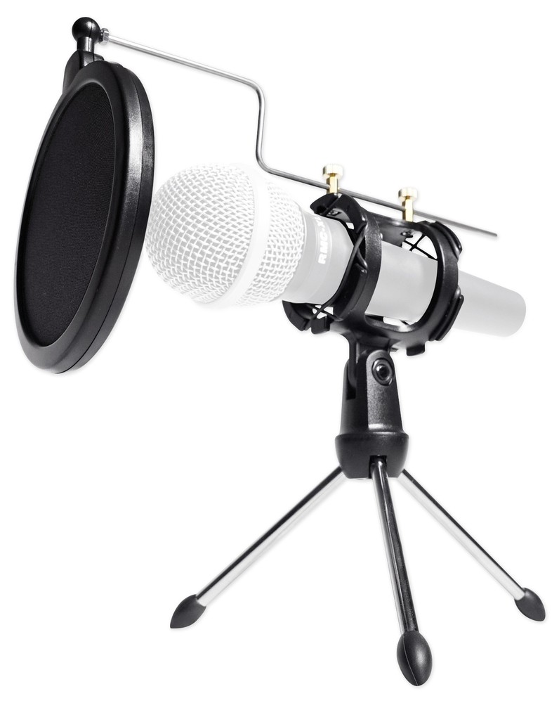 Samson PC Podcasting Podcast Streaming Bundle w/ Microphone+Stand+Headphones