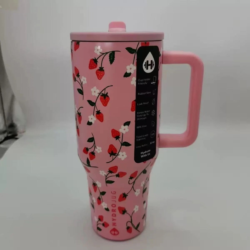 Hydrojug pink strawberries 32 Oz