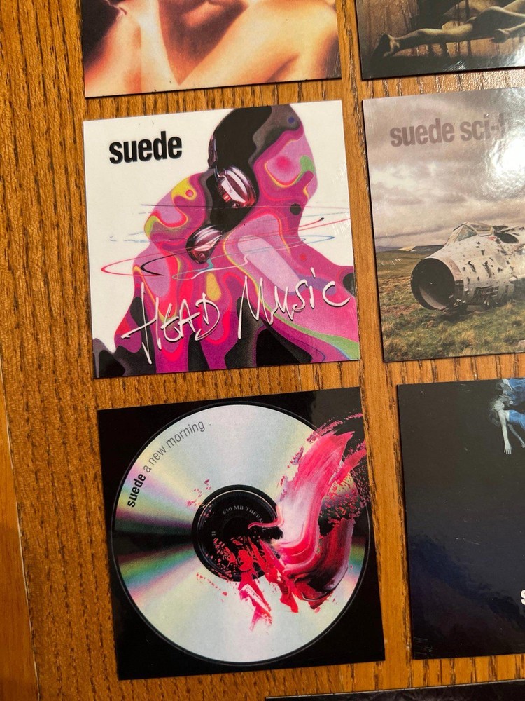 Suede fridge magnets