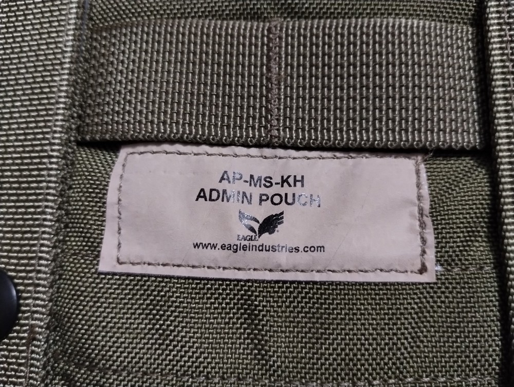 Eagle Industries AP-MS-KH, Khaki Admin Pouch NOS