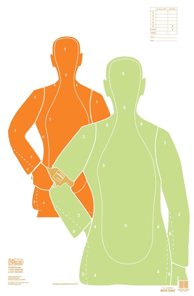 GunFun Aggressor - 9 Pack - 23x35