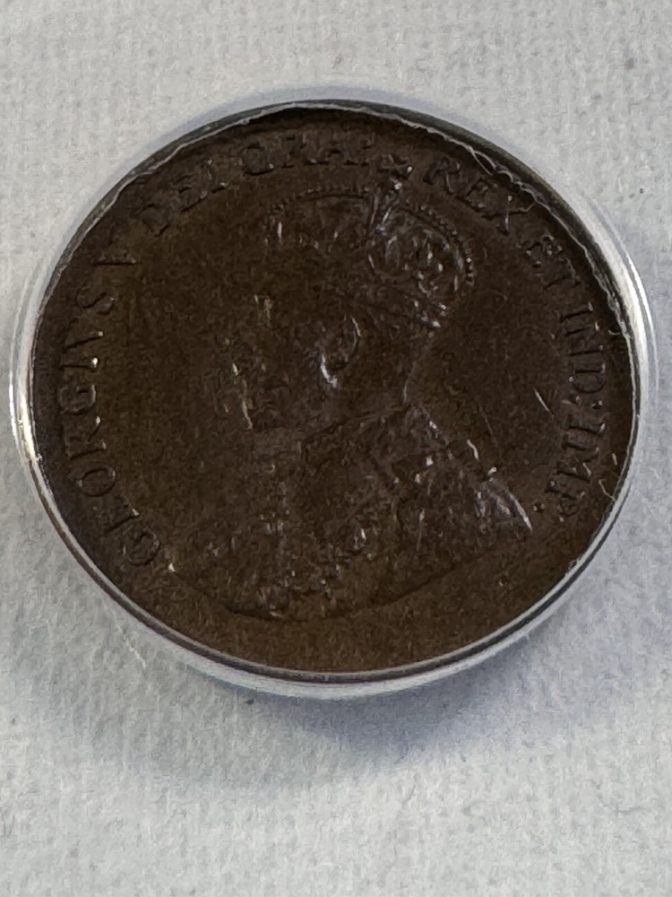 1933 Canada 1 Cent Graded AU 50 by ANACS