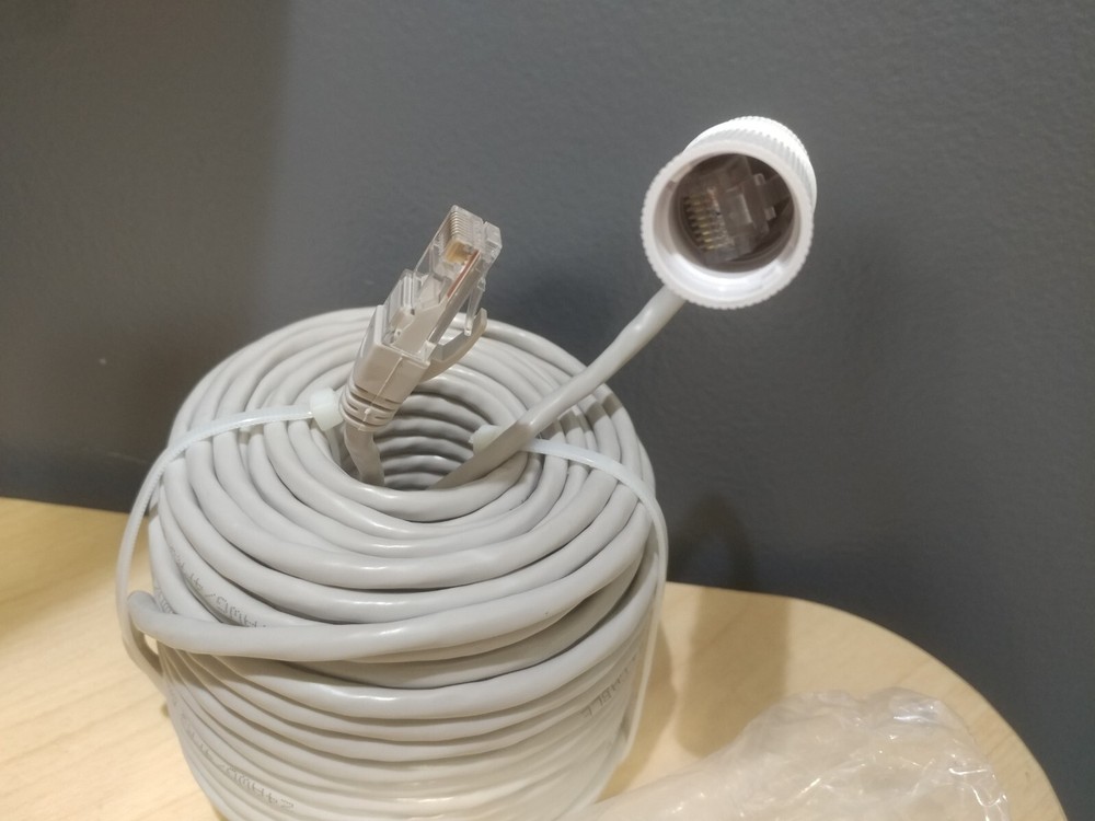 Lorex 100' (30m) Cat 5e OEM Cable - Grey - NEW