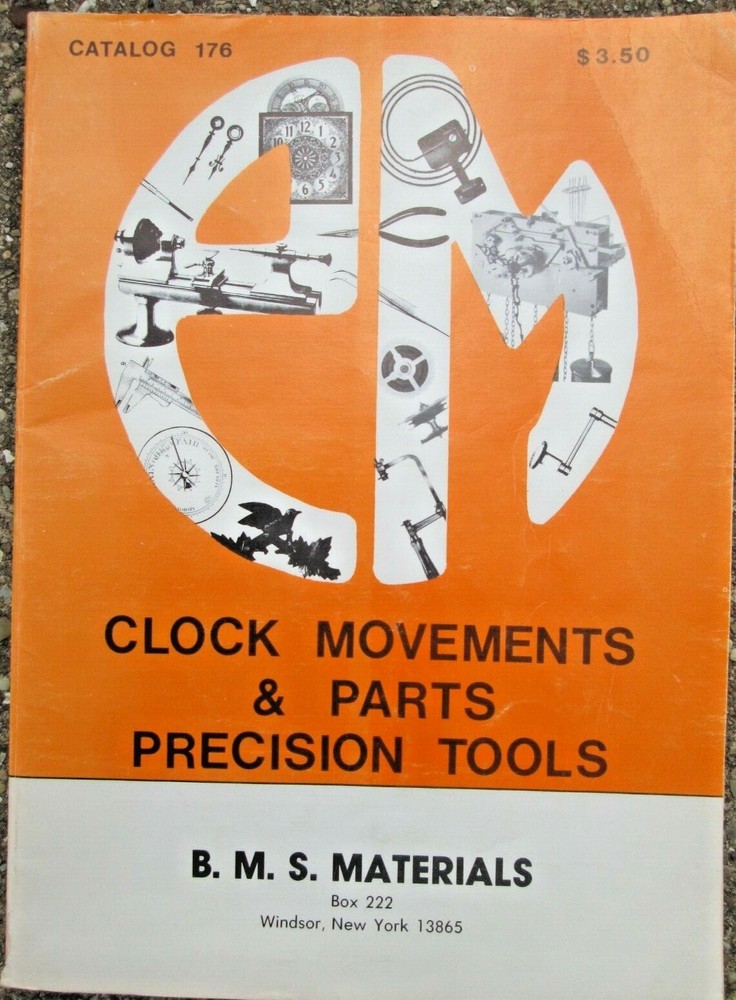 1977 BMS Materials Clock Movements & Parts Precision Tools Catalog 176
