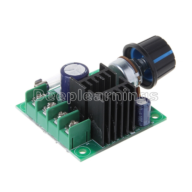 12V~40V 10A PWM DC Motor Speed Control Switch Controller Volt Regulator Dimmer