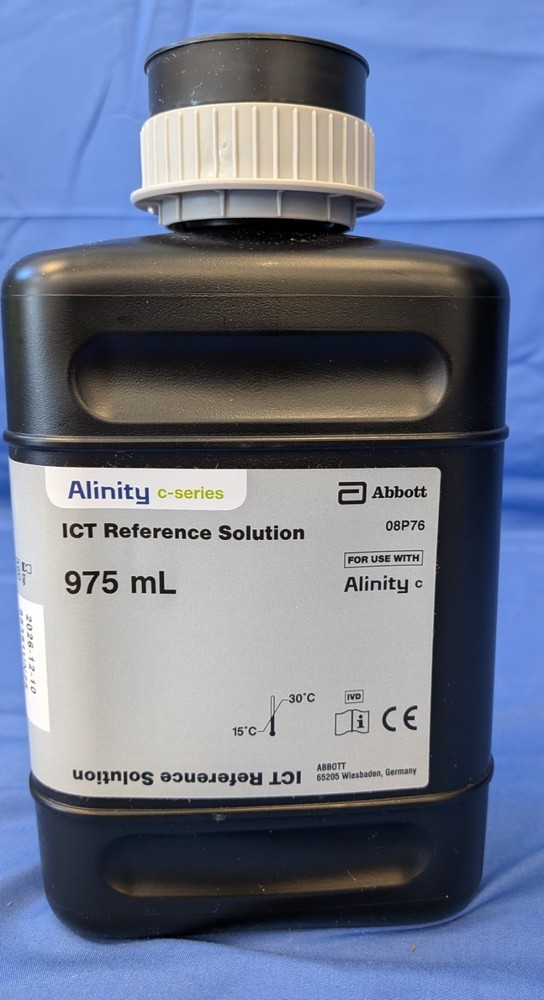 Abbott Alinity c-Series ICT Reference Solution 975mL P/N# 08P7640