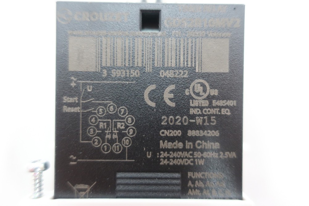 Crouzet GDS2R10MV2 Timer 24-240v-ac/dc