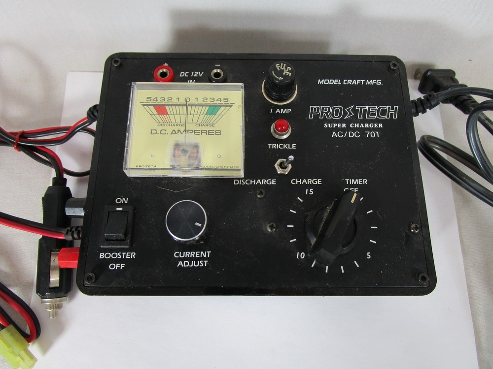 MODEL CRAFT MFG Pro-Tech Super Charger RC #701 Input & Current Adjust Trickle