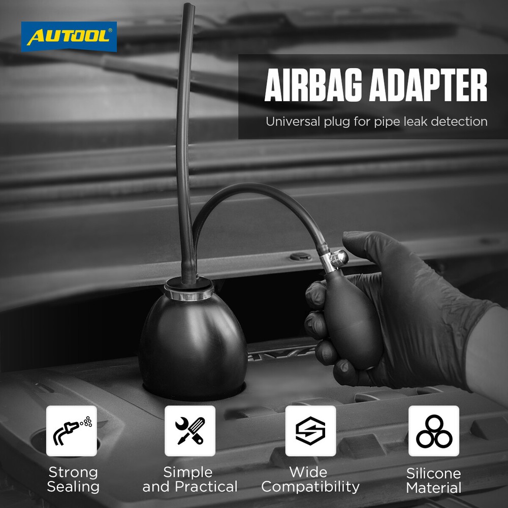 Universal Intake Inflatable Bladder Adapter For Car Smoke Leak Detector Machine