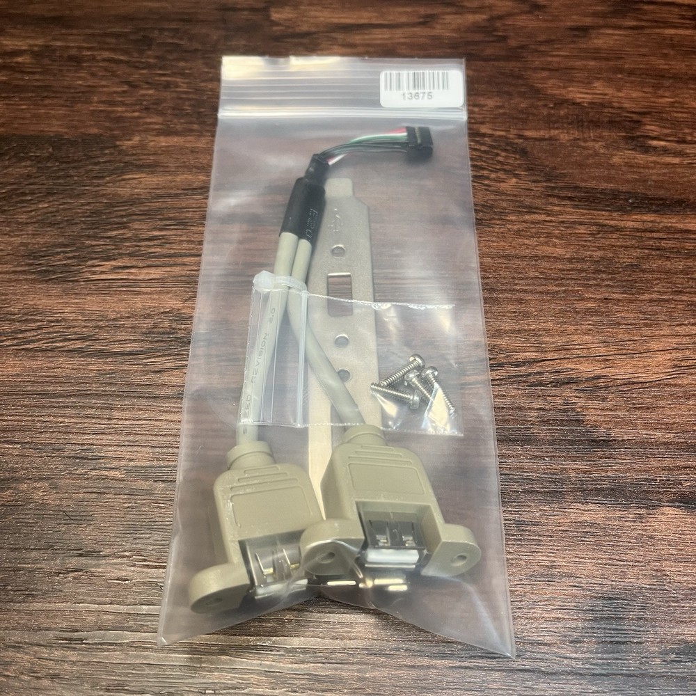 Advantech PC/104 Dual USB Cable Bracket (2.0mm Header) 1703100121