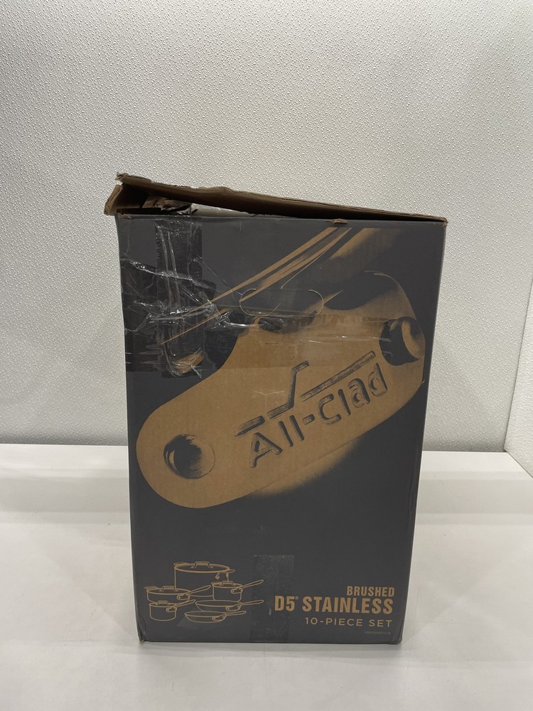 All-Clad Brushed D5 Stainless 10-Piece Cookware Set