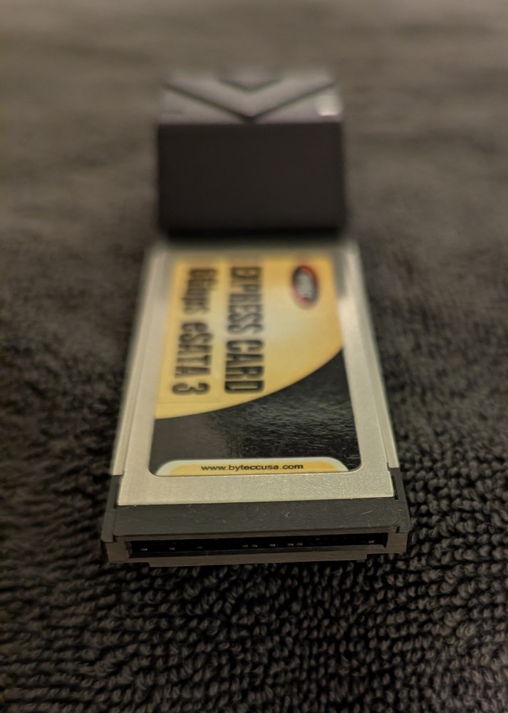 PCIe ExpressCard 6Gbps eSATA 3 Bytecc