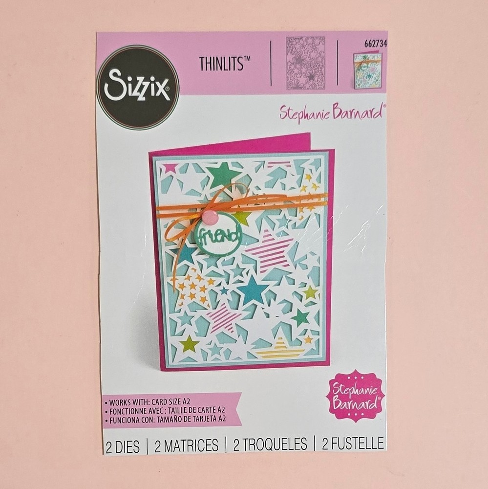 Sizzix Thinlits Stars Cover Plate Dies 662734 - Stephanie Barnard