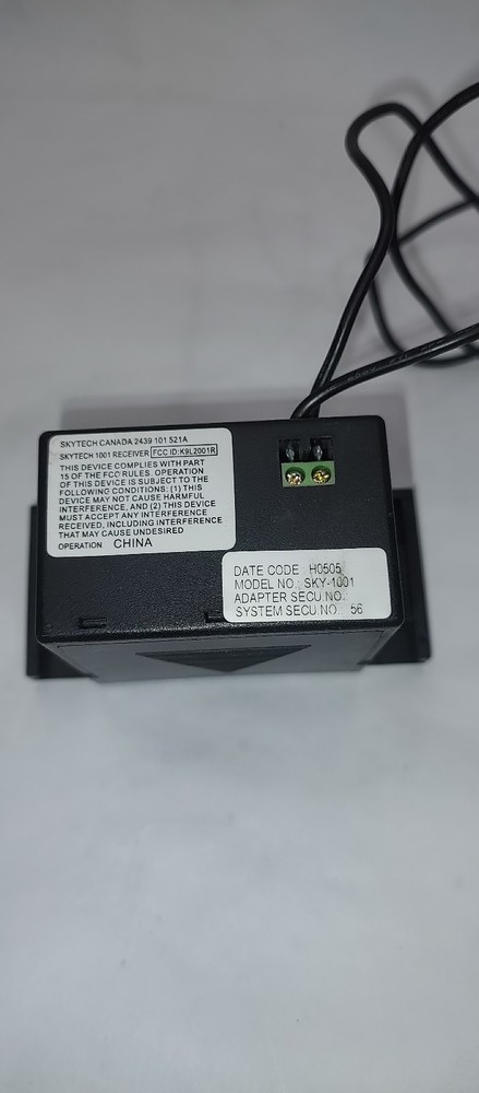 SkyTech Receiver Box for 1001 Series Fireplace Black -...
