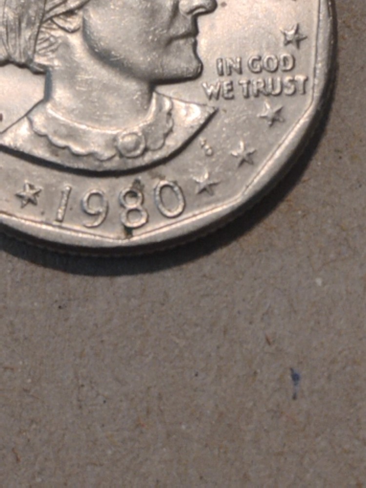 1980 D Susan B. Anthony Dollar Circulated
