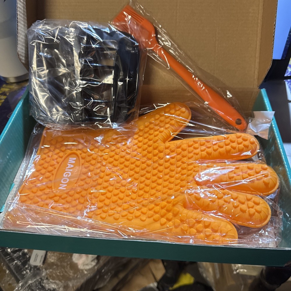 Premium BBQ Silicone Glove set