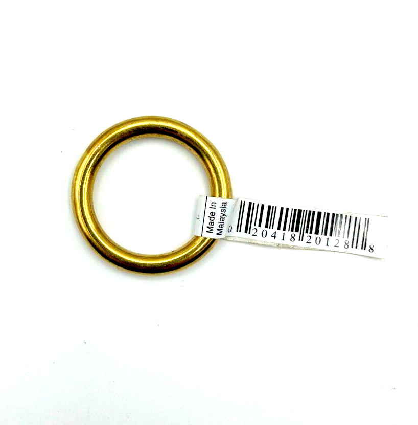 1-1/8" Solid Brass Ring - Campbell T7662114 - Saddler, Harness Maker