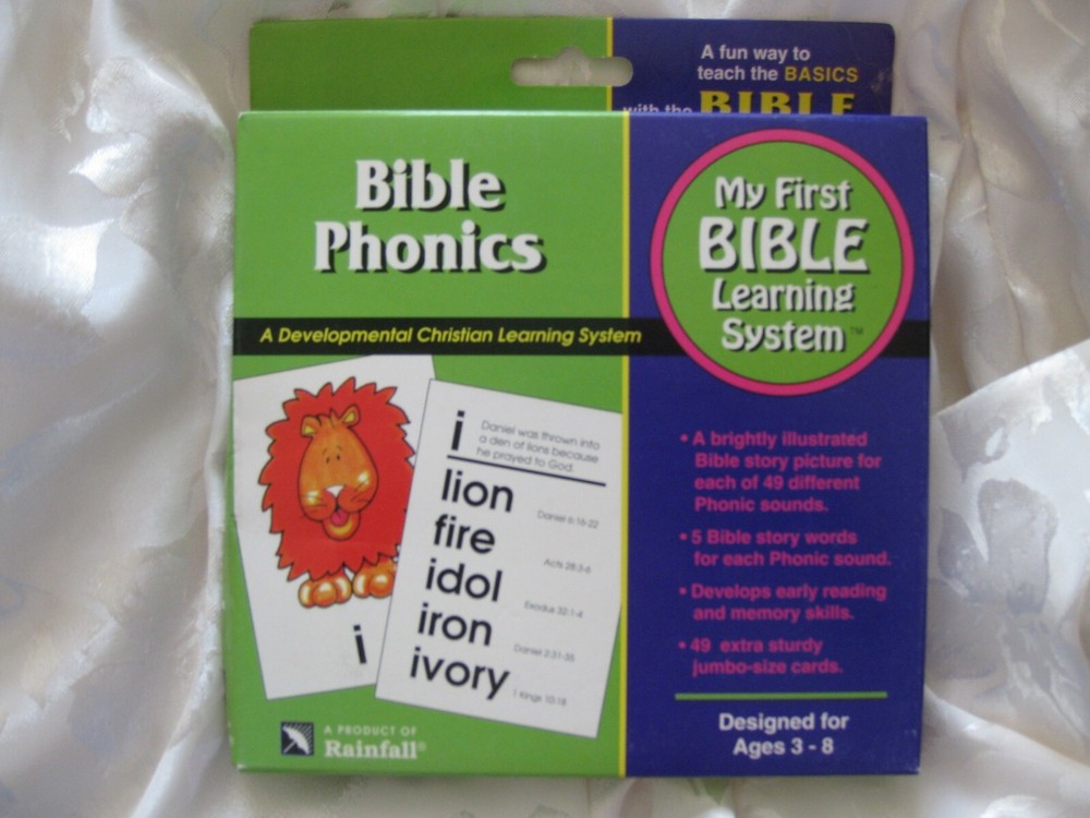 BIBLE PHONICS ~ Ages 3-8+ Vintage Rainfall Educational