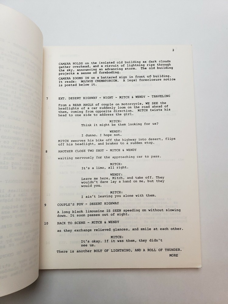 CREMATORIUM / David E. Durston & Tommy Farrell, 1970's Unproduced Screenplay