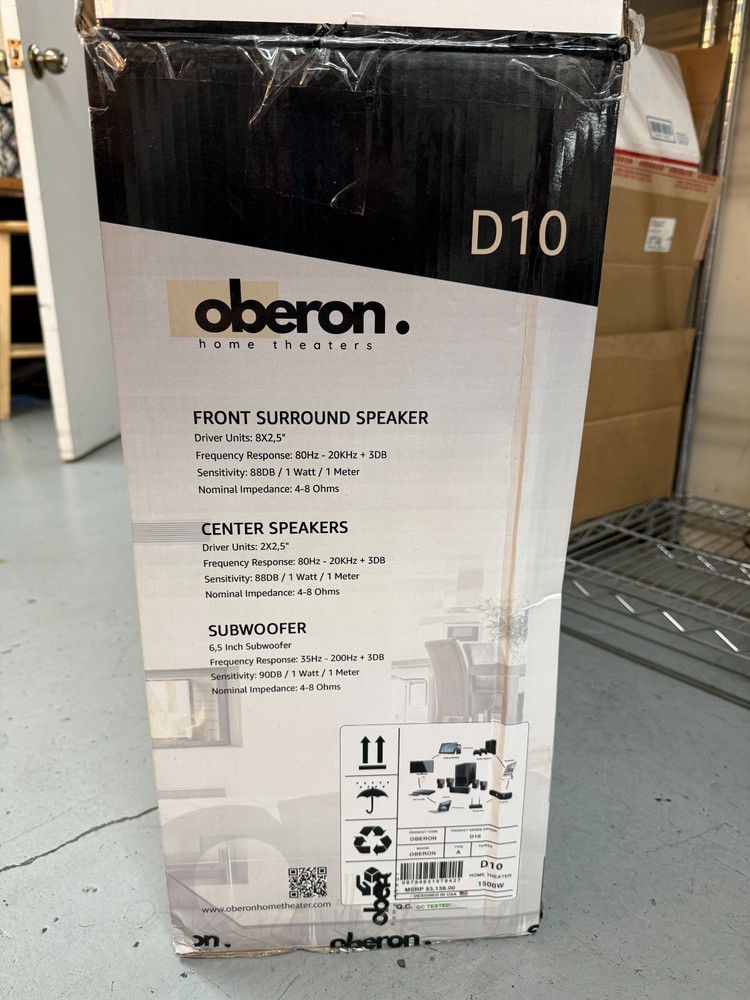 Oberon Home Theater - OPEN BOX UNUSED