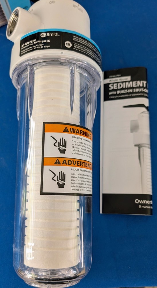 AO Smith AO-WH-PREV Whole House Sediment Filter