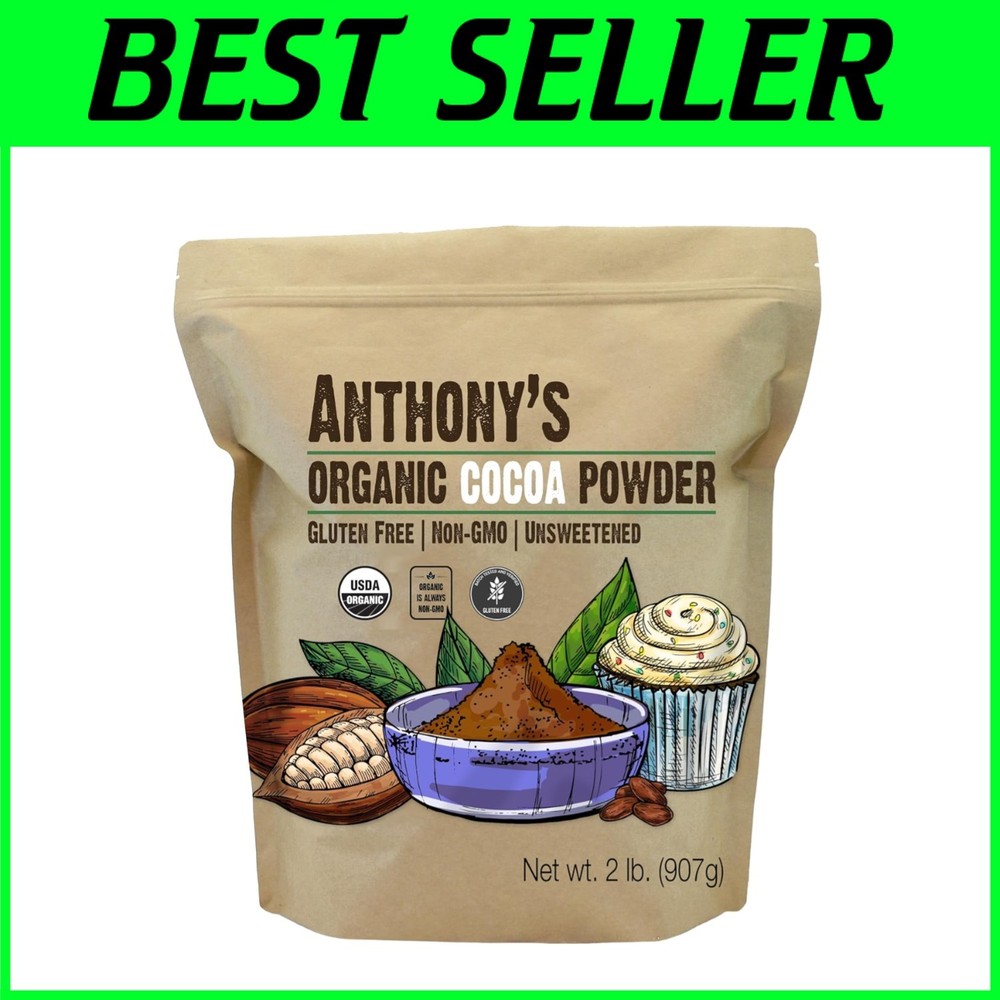 Anthony's Organic Cocoa Powder - Bulk Size