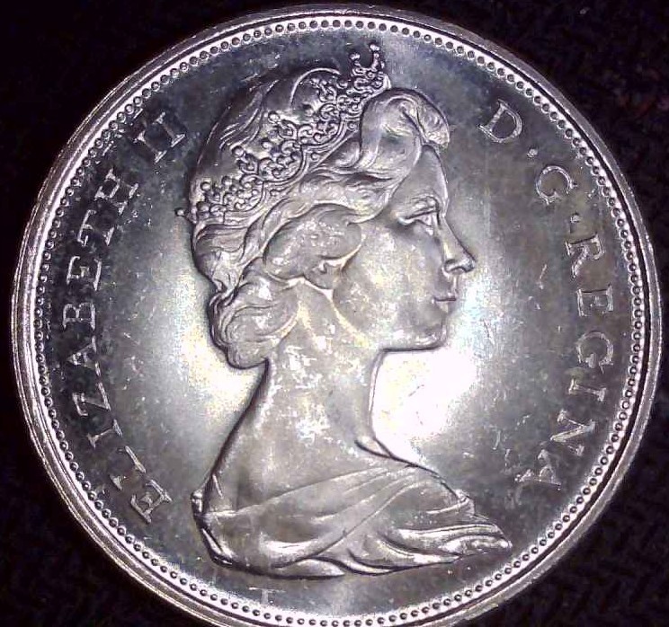 Canada, 1867-1967 50 Cents Silver