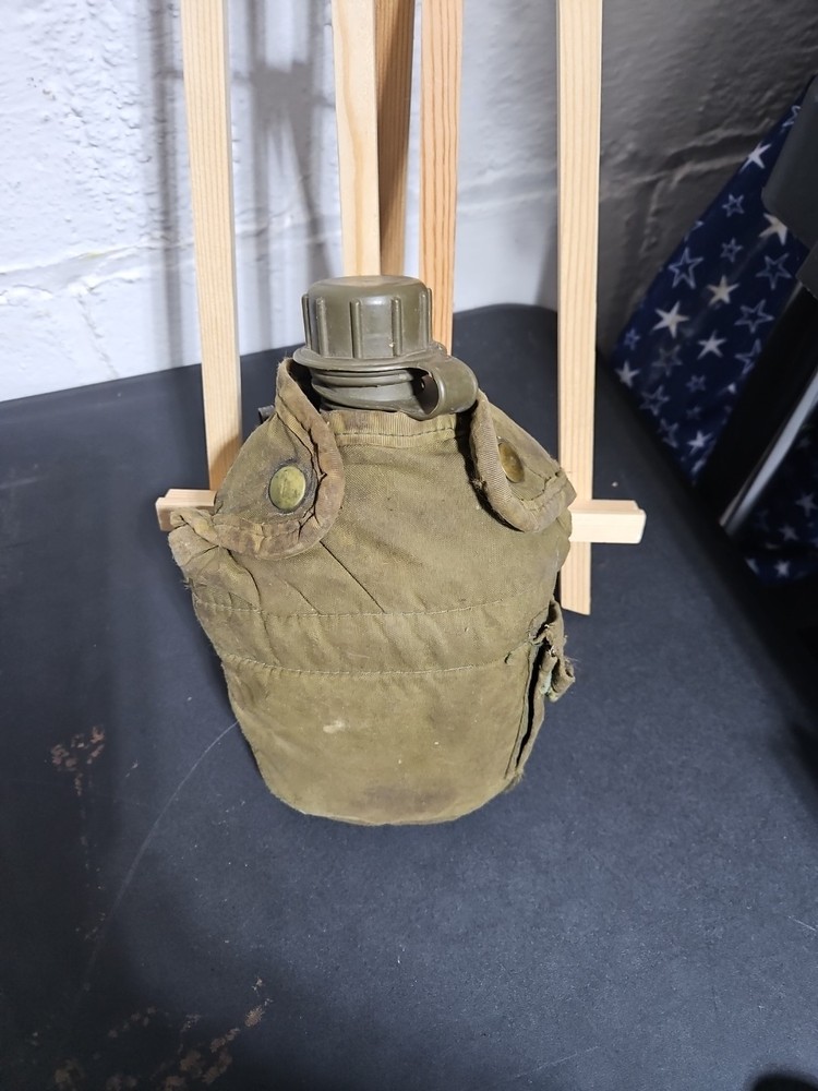 US Army Plastic Canteen Both With Insulated Covers
