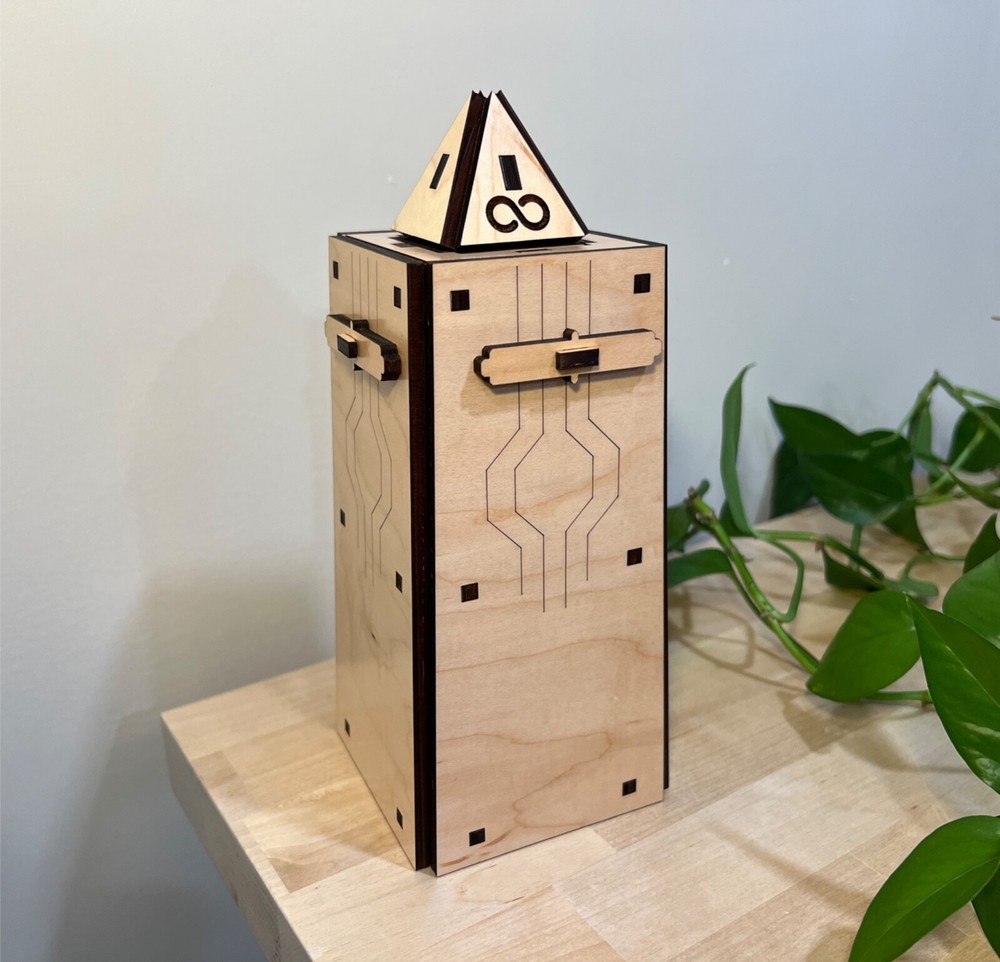55 Step - Obelisk Puzzle Box | Hidden Compartment | Smart Gift for Adults