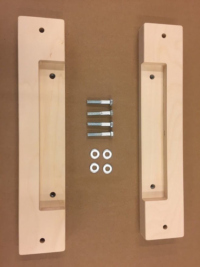 18" mounting brackets, Gym Pegboard, Parkour, Ninja