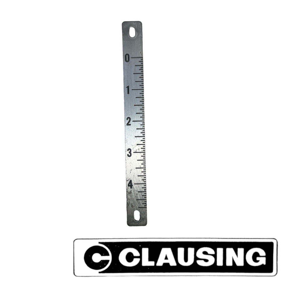 Clausing 1770 Drill Press 15” Variable Speed Quill Depth Scale / Badge / Tag